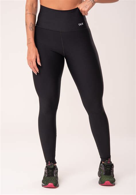 calça legging cintura alta preta